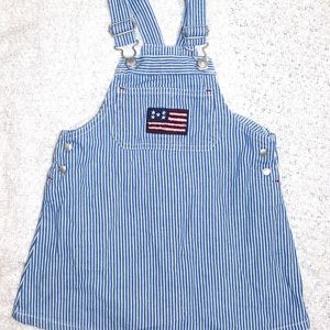 babyGap USA railroad stripe jumper dress